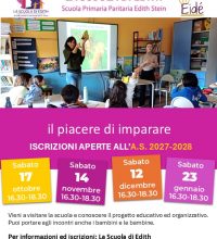 Edith A5 Scuola Aperta Appuntamenti 2026 2027 Edith A5 Scuola Aperta Appuntamenti 2026 2027